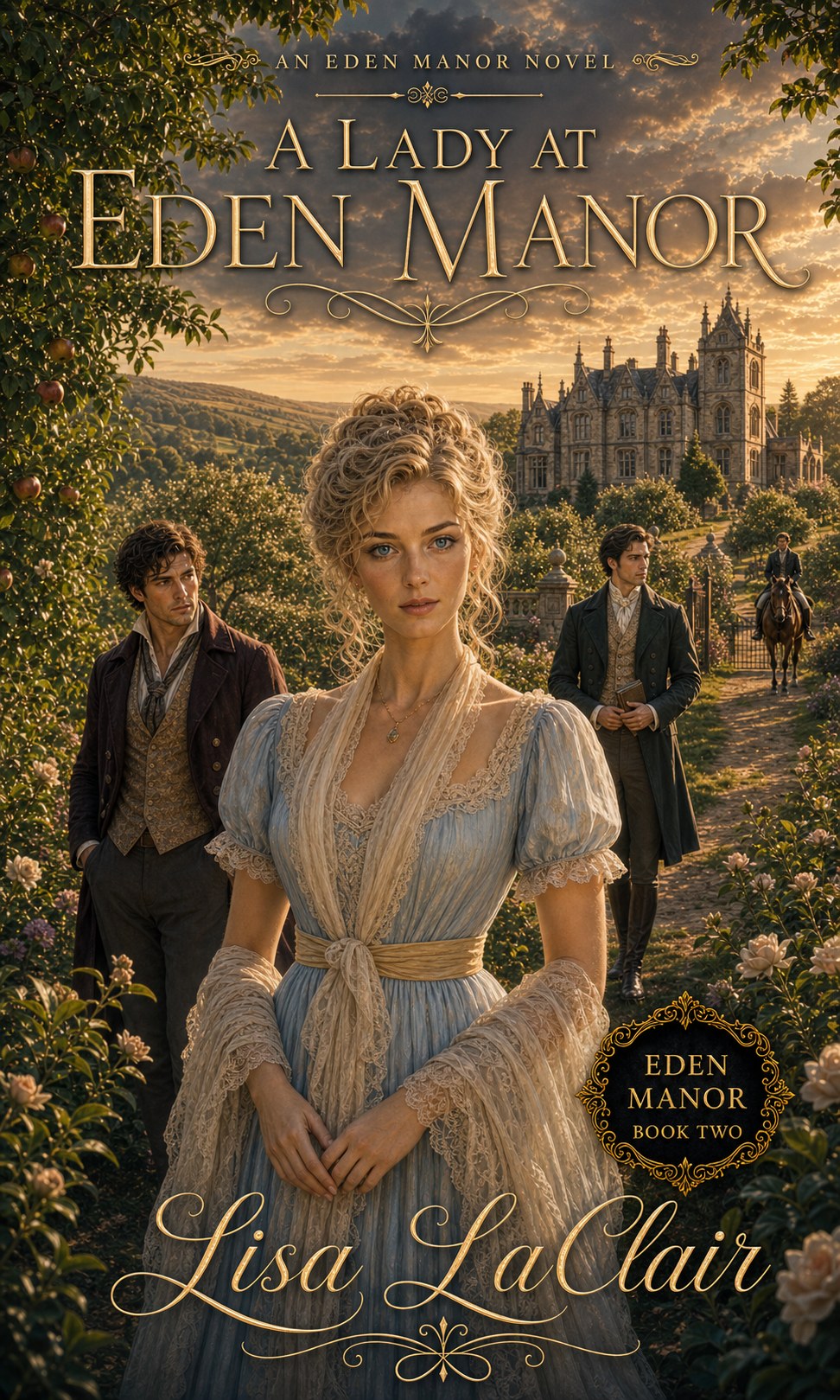 A Lady at Eden Manor — working book cover